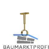 Schrankrohrlager Rund 2 offen � 25 mm, Zamak vergoldet