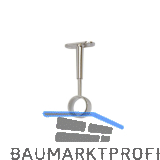 Schrankrohrlager Rund 2 offen � 25 mm, Zamak verchromt