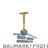 Schrankrohrlager Rund 2 geschlossen � 25 mm, Zamak vergoldet