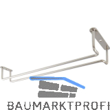 Bar-Gl�serhalterung 365 mm Messing vernickelt