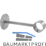 Bar-Reling Wandst�tze gerade f�r Rohr-� 38 mm, T 175,5 mm, Edelstahl geschliffen