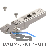 BLUM CLIP top Alurahmenscharnier 95�, gerade mit Feder, Schrauben