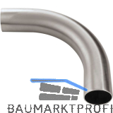 Bar-Reling Eckbogen 90 Grad, f�r Rohr-� 38 mm, Messing Edelstahl geschliffen