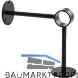 Bar-Reling Boden-Wandst�tze Wien f�r Rohr-� 38 mm, Stahl Schwarz