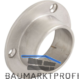 Bar-Reling Wandrosette f�r Rohr-� 38 mm, Edelstahl matt geschliffen