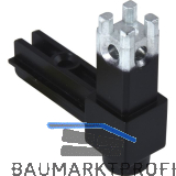 ALUMIS Smartcube Eckknoten 2s mit Stellfu� Zamak schwarz