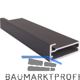 ALUMIS Alurahmenprofil breit 45 mm, L�nge 5000 mm, schwarz