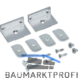 ALU-STYLE GP System Befestigungsset f�r Korpus alufarbig