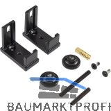 ALU-STYLE GP System Befestigungsset Decke-Boden schwarz