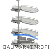 VS Cornerstone Maxx Eckauszug Premea EH 1350/KB 800 mm rechts Silber