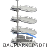 VS Cornerstone Maxx Eckauszug Premea EH 1350/KB 900 mm links Silber