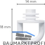 LEHA Feststeller Karniese Kunststoff wei�