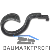 Ziertst�ck 252 Rustikal 125 mm Schmiedeeisen schwarz