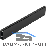 Schrankrohr Ninos 3000 mm auf Ma�, Aluminium schwarz matt