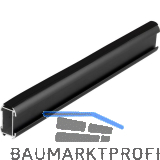 Schrankrohr Niobe 3000 mm auf Ma�, Aluminium schwarz matt