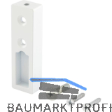 Schrankrohrlager - Endst�ck Ninos, Zamak wei� matt lackiert