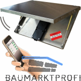 PS HooD Einbautresor 350 x 250 x 20, Edelstahl roh