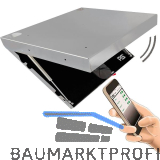 PS HooD Gun Einbautresor 350 x 250 x 40, Edelstahl roh