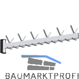 RONTEC Schwenkgarderobe 8254 1000 mm Aluminium natur eloxiert