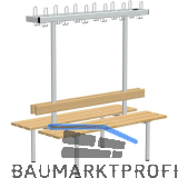 RONTEC Sitzbankst�nder doppelseitig 1000 mm Aluminium silber