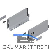 BLUM TANDEMBOX antaro Zarge H�he K, NL 270, Stahl grau RAL 9006