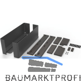 CONERO Zargenset Innenauszug 168 H, schwarz