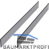 CONERO ESG f�r Innenauszug 72 H, Lichte Korpusbreite 484-544 mm, Floatglas grau