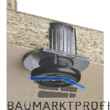 CAMAR H�henversteller zum Einbohren 304, �28, Tragkraft 400KG, Zamak/KS schwarz