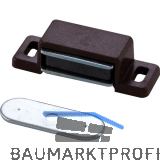 MACO Magnetschnapper Type 4, Haltekraft 4 kg, Kunststoff braun