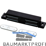 MACO Doppelmagnetschnapper Type 4.2, Haltekraft 4 kg, 1 Loch, Kunststoff schwarz