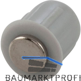 MACO Einbohrmagnetschnapper Type 8, � 8mm, Kunststoff lichtgrau
