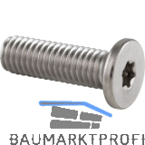 Zylinderschraube mit extrem niedrigem Kopf M 6x 8 Torx 20 - Edelstahl A2