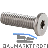 Zylinderschraube mit extrem niedrigem Kopf M 6x10 Torx 20 - Edelstahl A2