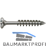 SPAX Holzfassadenschraube Linsensenkkopf 4.5x 60 TG TX20 A2 / Gro�packung