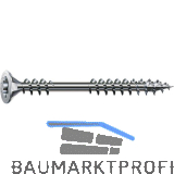 SPAX Verlegeschraube 4.5x 50 Teilgewinde Torx 20 Wirox-Silber