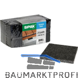 SPAX-Pads 100x100x8 mm f�r Terrassenb�den 20 St�ck pro Packung