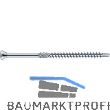 Hobotec Holzbohrschraube 3.2x 50 Torx 10 verzinkt-blau mit Zierkopf
