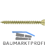 EUROTEC Holzbauschraube OSB Fix 4,3 x 80 mm verzinkt-gelb