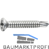 SFS-SP3/38 Fensterbohrschraube 3.9x45 PH 2 Stahl silber f�r Kunststoffprofile