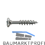 SPAX-FEX H Beschlagschraube 4.0x 35 PZ 2 Stahl silber f�r Holzbefestigungen