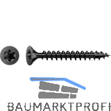 SPAX Senkkopf 5.0x 20 VG Torx 20 verzinkt schwarz / Kleinpackung