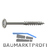 SPAX Holzbauschraube Tellerkopf 6.0x100 TG Torx 30 Edelstahl A2 mit Bewertung