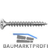 SPAX Senkkopf 4.5x 30 Vollgewinde Torx 20 Wirox-Silber