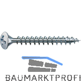 SPAX Linsensenkkopf 4.0x 20 Vollgewinde Pozidriv 2 Wirox-Silber mit Bewertung