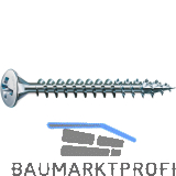 SPAX Linsensenkkopf 4.0x 35 Vollgewinde Pozidriv 2 Wirox-Silber mit Bewertung