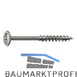 SPAX Holzbauschraube Tellerkopf 8.0x 240 TG Torx 40 Edelstahl A2 mit Bewertung