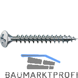 SPAX Linsensenkkopf 3.5x 16 Vollgewinde Pozidriv 2 vernickelt