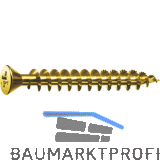 SPAX kleiner Senkkopf 3.0x 12 Vollgewinde Pozidriv 1 Kopf � 5mm Yellox