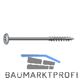 SPAX Holzbauschraube Tellerkopf 6.0x200 TG Torx 30 Wirox-Silber mit Bewertung