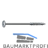 SPAX Holzbauschraube Tellerkopf 6.0x280 TG Torx 30 Wirox-Silber mit Bewertung